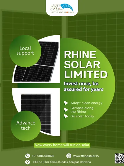 Invest once, be assured for years. My advanced tech and local support ensure you can adopt clean energy and go solar today. 'Now every home will run on solar.'