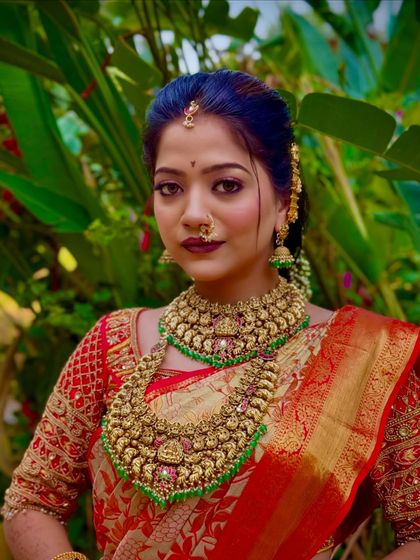 South Indian Bridal Drapes photo 46