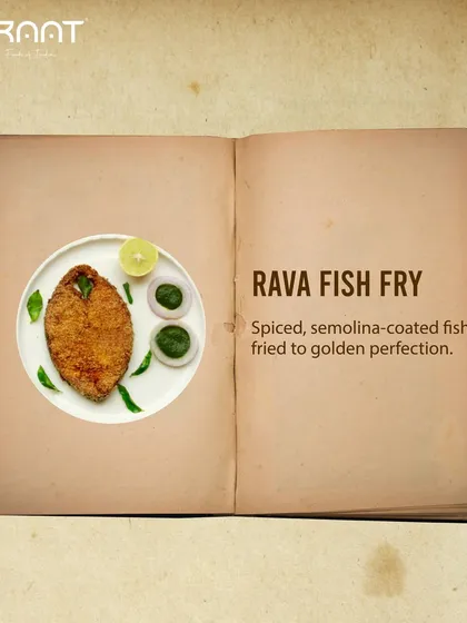 This is the story of my Rava Fish Fry, a spiced, semolina-coated fish fried to golden perfection.