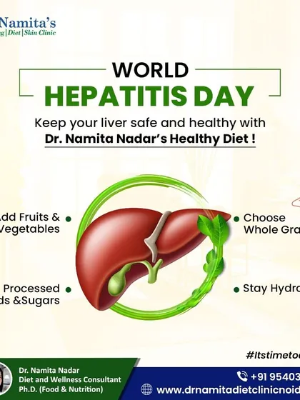 Your liver works hard for you. On World Hepatitis Day, I'm sharing simple dietary tips like adding more fruits and vegetables and limiting processed foods to keep it healthy.