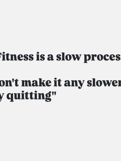Fitness is a slow process. Quitting or being inconsistent only makes it slower. My goal is to keep you on track, even on the days you don't feel motivated.