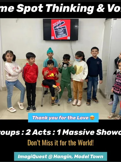 From a crowd of hopefuls to organized performance groups. After a successful audition, we formed two groups for two different acts, all part of one massive showcase event.
