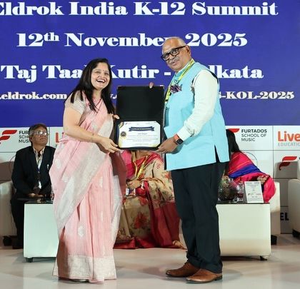Grateful to be honored at the Eldrok India K-12 Summit. These interactions with school leaders are essential for building partnerships and expanding the reach of our music programs.