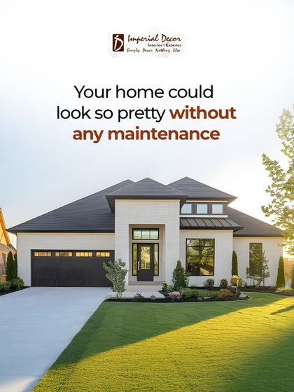 Imagine your home looking this pretty without any maintenance. Our artificial grass is a key part of achieving a permanently beautiful, low-effort landscape for your property.
