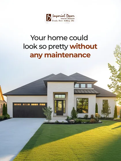 Imagine your home looking this pretty without any maintenance. Our artificial grass is a key part of achieving a permanently beautiful, low-effort landscape for your property.
