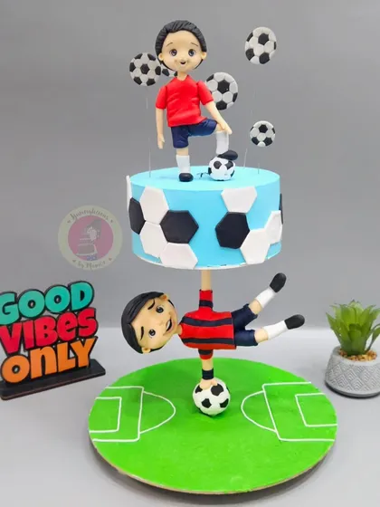This is what I mean when I say we make magic. This anti-gravity football cake is more than just a dessert; it's a feat of engineering and art. In my classes, I break down exactly how to build these structures, balance the weight, and create showstoppers that will make you the talk of the town.