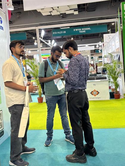 Taking notes and registering inquiries on Day 1 of the expo. We are all set to help fulfill our national solar energy requirements.