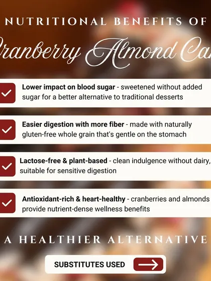 Indulgence should feel good. I designed this cake to be a healthier alternative without compromise. It has a lower impact on blood sugar because we use natural sweeteners, and the oat flour makes it high in fiber and easier to digest. It’s a plant-based, nutrient-dense dessert that truly satisfies.