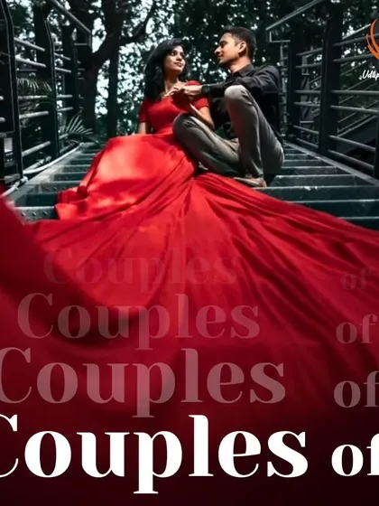 A dramatic pre-wedding photoshoot on the bridge at Mukta. The venue's unique architectural elements create stunning opportunities for romantic and memorable couple portraits.