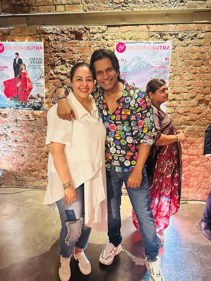 Another great connection made at the WeddingSutra party. It's all about the people and the relationships we build.