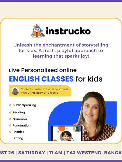 Featuring Instrucko, who offer live, personalized online English classes for kids with content from Oxford University experts.