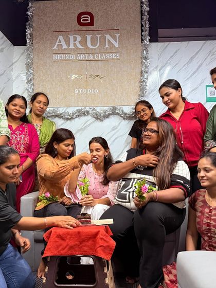 Celebrating Guru Purnima with our students. We believe in the traditional guru-shishya bond and are dedicated to guiding each student on their artistic journey.