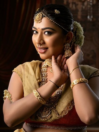 Surabhi's Makeup Studio & Academy - Professional Makeup & Hairstyling Courses Student Portfolios: Traditional South Indian Brides photo 16