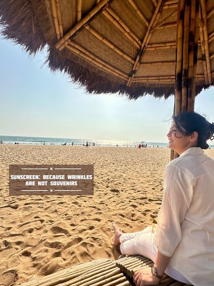 A day at the beach is wonderful, but wrinkles are not the souvenirs you want to bring home. This is a simple reminder that consistent sunscreen application is your best defense against sun-induced aging.