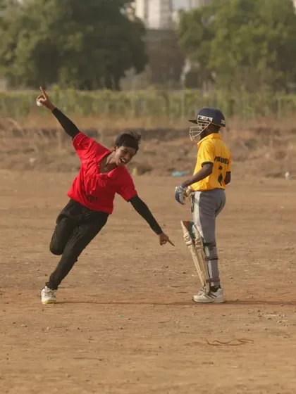 The thrill of the contest. A bowler celebrates taking a wicket during one of our competitive anniversary matches.