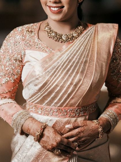 Kalasthree by Tejaswini Anjan Kumar - Bespoke Bridal Wear Exquisite Hand-Embroidered Blouses photo 15