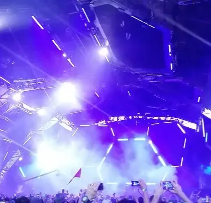 The incredible stage production and lighting at Ultra Miami. A huge source of inspiration.