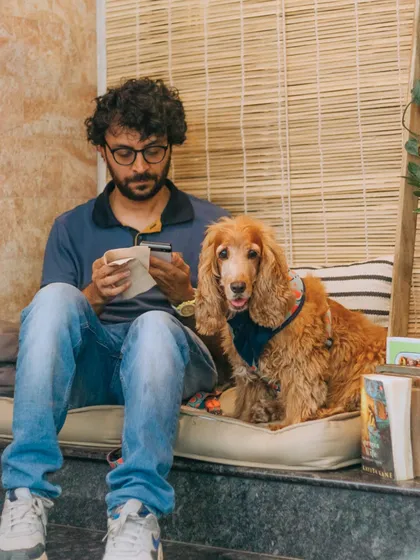 Our space is for everyone, including your furry friends. There’s nothing better than seeing a happy pup enjoying the sunshine at the cafe. It brings so much joy to our team and our guests.