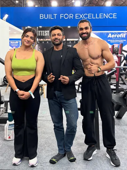A few moments from the IHFF expo at the Aerofit booth.