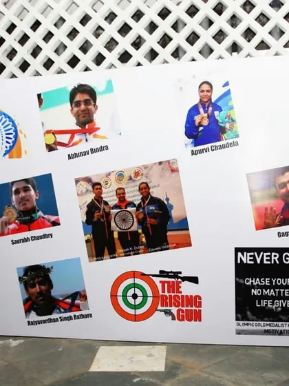 Our wall of fame features legendary Indian shooters like Abhinav Bindra and Gagan Narang. They serve as daily inspiration for our students, reminding them of what's possible with hard work and dedication.
