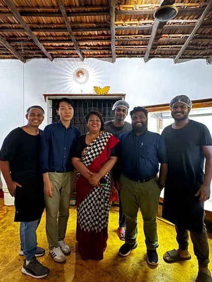 The amazing team at Suzie's in Goa that helped make my "Traveller's Feast" pop-up a huge success. The vibe, the people, and the support were all incredible.