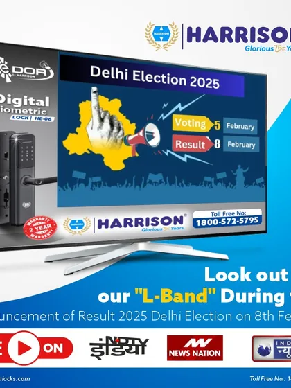 Eyes on the L-Band! This post alerted our followers to watch for our branding live during the Delhi Election Results 2025 on major news networks.