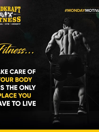Take care of your body. It's the only place you have to live. This is your reminder to prioritize your health today.