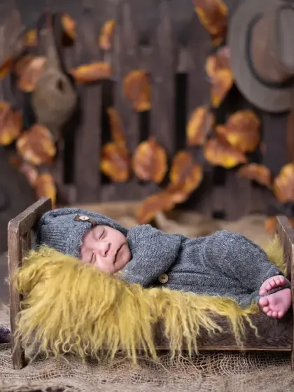 The peaceful sleep of a newborn is magical. We are trained in newborn safety and posing to create these beautiful, serene portraits while your baby rests comfortably.