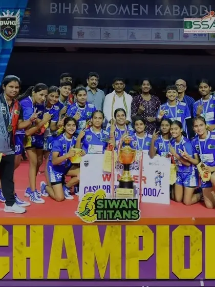 Congratulations to the Siwan Titans, champions of the 1st Bihar Women's Kabaddi League. It is inspiring to see women's kabaddi growing and our players being a part of this success.