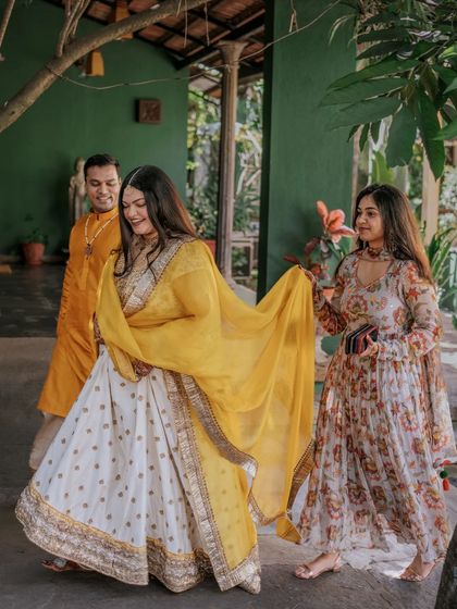 Crimson and Cherry - Full-Service Wedding Planning & Execution Joyful Haldi Ceremonies photo 10