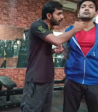 Understanding the choke is the first step to defending it. I am demonstrating the application of a rear-naked choke (RNC), a fundamental submission in grappling.