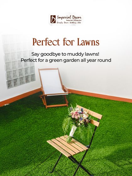 Say goodbye to muddy lawns and brown patches. Our artificial grass is perfect for creating a green garden space that looks great all year round, no matter the weather.