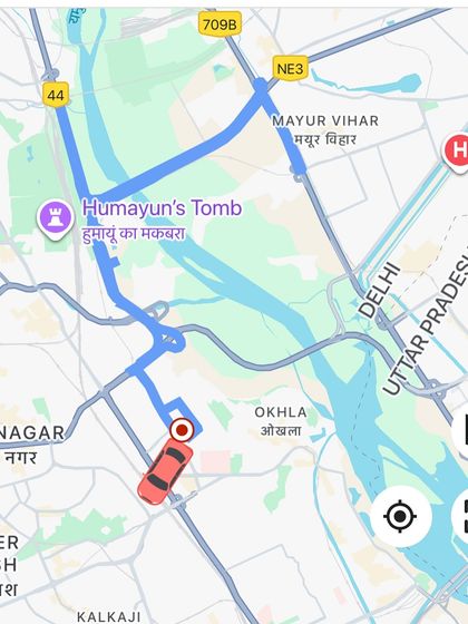 This map shows one of our many feeding routes covering the flood-affected zones from Mayur Vihar to Okhla. Our operation was a massive logistical effort across a wide area of Delhi.