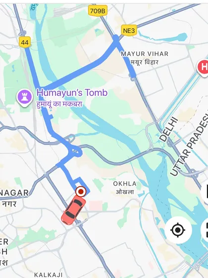 A map showing our route on Day 3 of flood feeding. This visualizes the large area we were trying to cover and our call for more volunteers and cars to help us reach everyone.