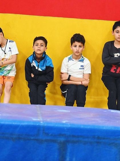 A moment of focus before the next drill. Discipline and concentration are mental skills we cultivate alongside physical ones.