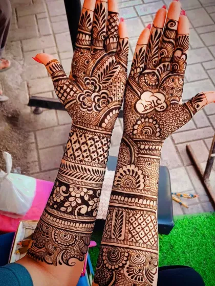 Traditional Full-Arm Henna photo 11