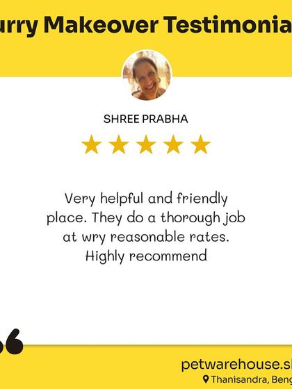 Pet Warehouse - Pet Grooming Services Words from Our Pet Parents photo 17