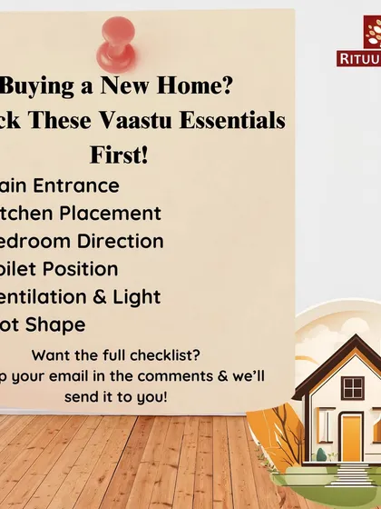 Buying a new home is a major life decision. Before you finalize, I recommend checking a few Vaastu essentials like the main entrance, kitchen placement, and bedroom direction. Ensuring your new space has a positive energy flow from the start can lead to lasting harmony and prosperity.