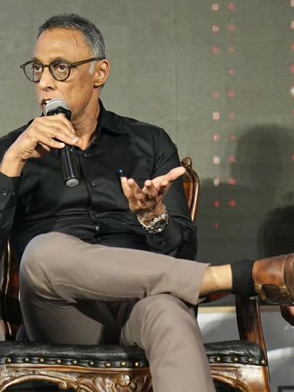 Speaking on a panel about sustainable architecture at the iGen event in Bangalore.