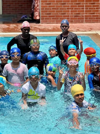 Welcome to the family! This is what our group classes are all about: a fun, supportive environment where kids learn together, splash together, and cheer each other on.