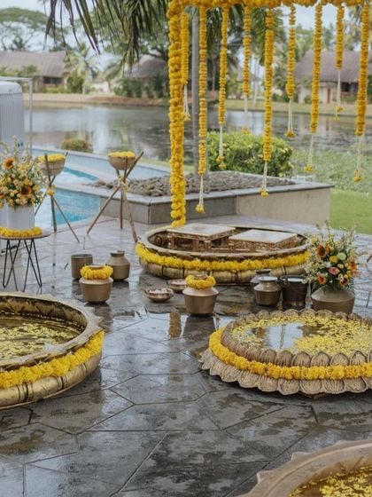 Decor by Aditya - Event Design & Decoration Vibrant Haldi & Mehendi Ceremonies photo 65