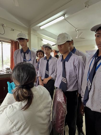 As part of the 'Shine' initiative, I had the opportunity to demonstrate scientific procedures to students. Inspiring the next generation, whether in science or music, is incredibly rewarding.