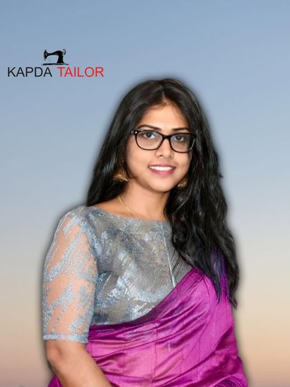 A happy customer is the biggest compliment. I am so glad to see my clients looking beautiful and feeling confident in the sarees and blouses I create.