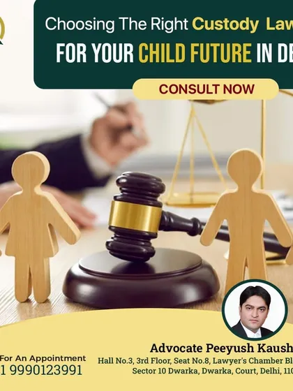 Choosing the right legal counsel is critical for your child's future. I specialize in child custody cases in Delhi, providing expert guidance to protect your child's best interests and secure a stable future for them.