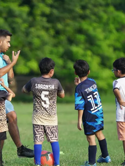 Coaching is more than just drills. It's about communication, building trust, and making sure every player understands the 'why' behind the 'what'. Here, I'm breaking down a play with our sub-junior players.