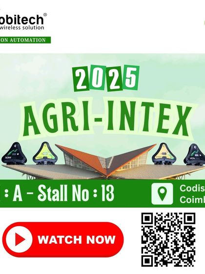 Another invitation to visit our stall at Agri Intex 2025 in Coimbatore.