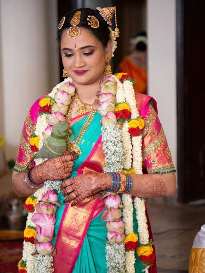 Shreeja - Bridal Makeup & Styling Timeless Muhurtham Brides photo 14