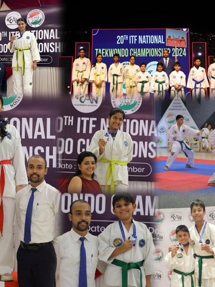 A look back at some of our proudest moments from past national championships. This collage captures the spirit of Team Legends, from sparring action to podium victories.