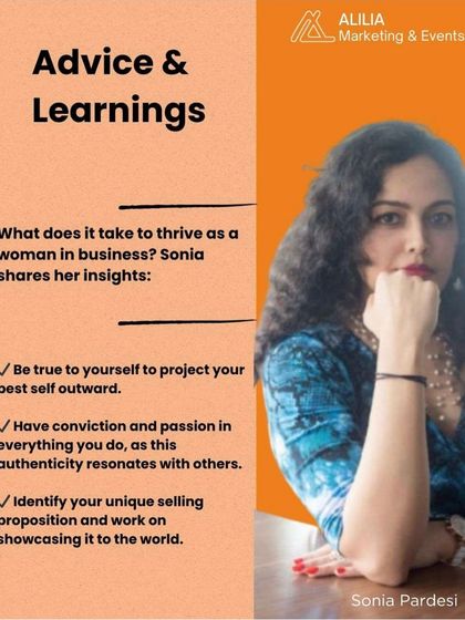 In this feature, I share my top advice for women in business. Being true to yourself, having conviction, and identifying your unique selling proposition are essential for success.