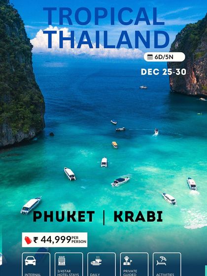 Your tropical Thailand escape to Phuket and Krabi is sorted. I create detailed itineraries for your group that balance adventure with relaxation, ensuring a hassle free holiday.